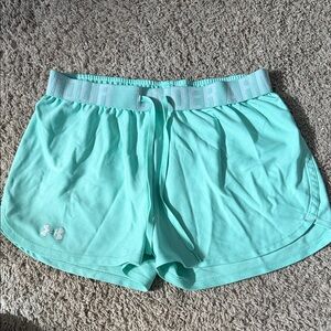 Under Armour Women's Mint Green Athletic Shorts